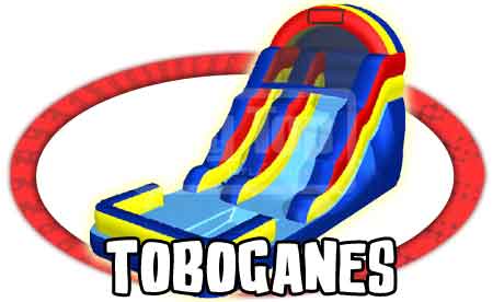 Brincolines de Toboganes para Rentar en Mexico
